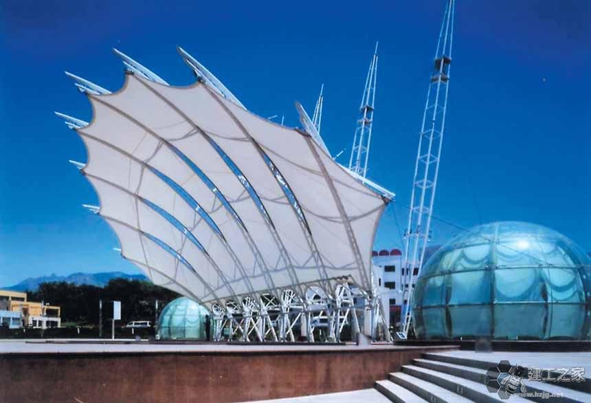 宜城车棚膜结构网架